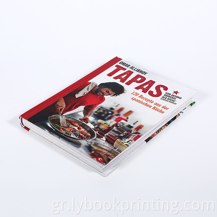 Σκληρό βιβλίο / βιβλία μαγειρικής βιβλίου εκτύπωσης Υπηρεσιών εκτύπωσης κατόπιν αιτήματος